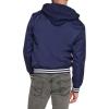 imageChampion Mens Lightweight Varsity Jacket with Jersey HoodPeacoat