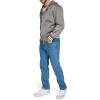 imageChampion Mens Lightweight Varsity Jacket with Jersey HoodPewter