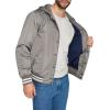 imageChampion Mens Lightweight Varsity Jacket with Jersey HoodPewter