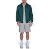 imageChampion Mens Lightweight Varsity Jacket with Jersey HoodRain Forest