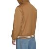 imageChampion Mens Lightweight Varsity Jacket with Jersey HoodTobacco