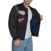 imageChampion Mens Patch Varsity Bomber JacketBlack
