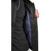 imageChampion Mens Logo StripedTrim Varsity JacketBlack