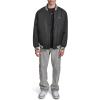 imageChampion Mens Logo StripedTrim Varsity JacketBlack