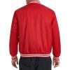imageChampion Mens Logo StripedTrim Varsity JacketChili Pepper