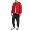 imageChampion Mens Logo StripedTrim Varsity JacketChili Pepper