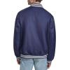 imageChampion Mens Logo StripedTrim Varsity JacketPeacoat
