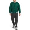 imageChampion Mens Logo StripedTrim Varsity JacketRain Forest
