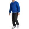 imageChampion Mens Logo StripedTrim Varsity JacketSurf the Web