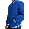 imageChampion Mens Logo StripedTrim Varsity JacketSurf the Web