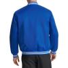 imageChampion Mens Logo StripedTrim Varsity JacketSurf the Web