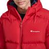 imageChampion Mens Quilted FullZip Hooded Puffer JacketChili Pepper