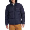 imageChampion Mens Quilted FullZip Hooded Puffer JacketPeacoat