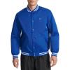 imageChampion Mens Logo StripedTrim Varsity JacketSurf the Web