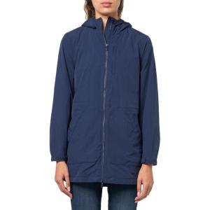 imageChampion Womens Hooded Cinch Waist Rain JacketPeacoat