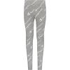 imageChampion Heritage Girls Performance Legging Stretch Pant  Active Athletic PantOxford Heather Champion Script Aop