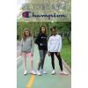 imageChampion Heritage Girls Performance Legging Stretch Pant  Active Athletic PantOxford Heather Drop Shadow Smiley