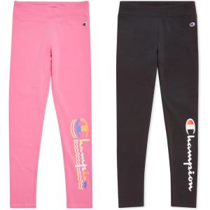 imageChampion Heritage Girls Performance Legging Stretch Pant  Active Athletic PantCarnationblack