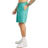 imageChampion Mens Lightweight Lounge Jersey Knit Shorts Weekend Shorts Reg Or Big ampamp TallGreen Reef C Patch Logo