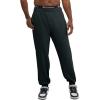 imageChampion Mens Powerblend Fleece Jogger Sweatpants Regular and Big ampamp TallBlack C Patch Logo