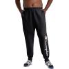 imageChampion Mens Powerblend Fleece Jogger Sweatpants Regular and Big ampamp TallBlack Script