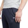 imageChampion Mens Powerblend Fleece Jogger Sweatpants Regular and Big ampamp TallNavy C Patch Logo