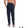 imageChampion Mens Powerblend Fleece Jogger Sweatpants Regular and Big ampamp TallNavy Script