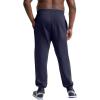 imageChampion Mens Powerblend Fleece Jogger Sweatpants Regular and Big ampamp TallNavy Script