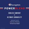 imageChampion Mens Powerblend Fleece Jogger Sweatpants Regular and Big ampamp TallNavy Script