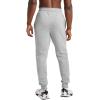 imageChampion Mens Powerblend Fleece Jogger Sweatpants Regular and Big ampamp TallOxford Gray C Patch Logo