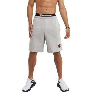 imageChampion Mens Lightweight Lounge Jersey Knit Shorts Weekend Shorts Reg Or Big ampamp TallOxford Gray C Logo