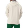 imageChampion Mens Powerblend Fleece Hoodie Sweatshirt with Script Logo Regular and Big ampamp TallNatural Small Script
