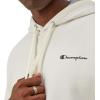 imageChampion Mens Powerblend Fleece Hoodie Sweatshirt with Script Logo Regular and Big ampamp TallNatural Small Script