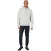 imageChampion Mens Powerblend Fleece Hoodie Sweatshirt with Script Logo Regular and Big ampamp TallOxford Gray Small Script