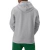 imageChampion Mens Powerblend Fleece Hoodie Sweatshirt with Script Logo Regular and Big ampamp TallOxford Gray Small Script