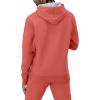 imageChampion Mens Powerblend Fleece Hoodie Sweatshirt with Script Logo Regular and Big ampamp TallPicante Pink Small Script