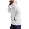 imageChampion Mens Powerblend Fleece Hoodie Sweatshirt with Script Logo Regular and Big ampamp TallWhite Script
