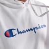 imageChampion Mens Powerblend Fleece Hoodie Sweatshirt with Script Logo Regular and Big ampamp TallWhite Script