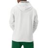 imageChampion Mens Powerblend Fleece Hoodie Sweatshirt with Script Logo Regular and Big ampamp TallWhite Small Script