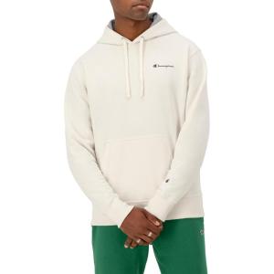 imageChampion Mens Powerblend Fleece Hoodie Sweatshirt with Script Logo Regular and Big ampamp TallNatural Small Script