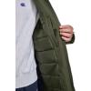 imageChampion Mens FullLength Sideline Hooded Jacket with Quilted LiningForest Night