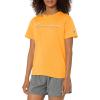 imageChampion Womens Tshirt Classic Graphic Tshirt Lightweight and Comfortable Tee For Women Plus Size AvailableCapri Orange Chromatic Script