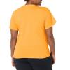 imageChampion Womens Tshirt Classic Graphic Tshirt Lightweight and Comfortable Tee For Women Plus Size AvailableCapri Orange Chromatic Script