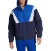 imageChampion Mens Color Block Lined Windbreaker with HoodRoyal Blue Combo