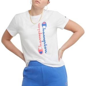 imageChampion Womens Tshirt Classic Graphic Tshirt Lightweight and Comfortable Tee For Women Plus Size AvailableWhite Mirrored Script