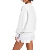 imageChampion WomenS Sweatshirt Reverse Weave Oversized Fleece Crewneck Sweatshirt For WomenWhite C Logo