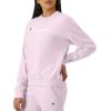 imageChampion Womens Sweatshirt Powerblend Crewneck for Women Script Plus Size AvailableChantilly Pink Script