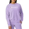 imageChampion Womens Sweatshirt Powerblend Crewneck for Women Script Plus Size AvailableLavish Lavender Script
