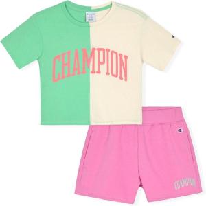 imageChampion Girls Shorts Sets 4 Piece Short Set for Girls Active ClothingHydro