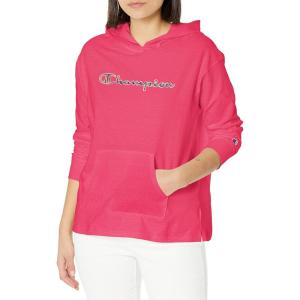 imageChampion Womens Hoodie Powerblend Fleece Comfortable Hoodie Sweatshirt for Women Plus Size AvailablePinky Peachbrush Stroke Script